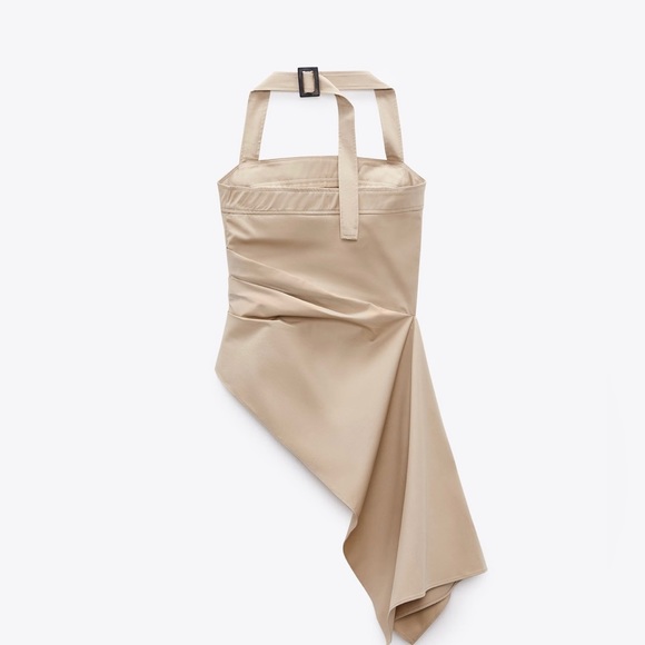 Asymmetric Gabrdine Top by Zara. Brand new with no tag. - Picture 2 of 2